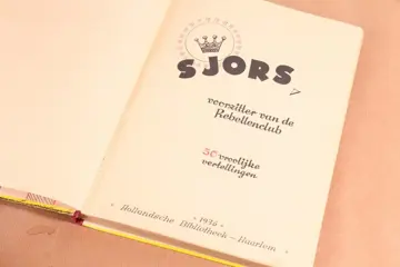 Sjors van de rebellenclub - Sjors Voorzitter van de Rebellenclub - 50 vroolijke vertellingen - Hardcover - Eerste druk - (1936)