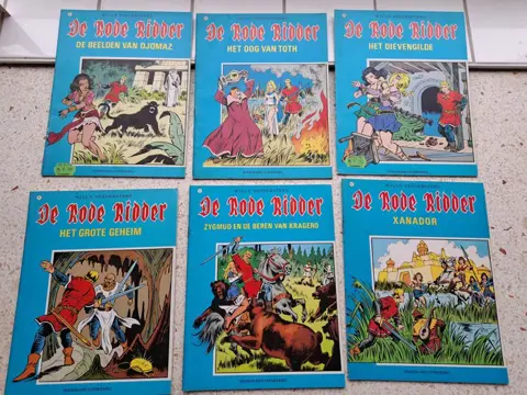 De Rode Ridder 1 t/m 106 - Blauwe reeks compleet - Geniet - Gemengde edities (zie de beschrijving) - (1971/1986)