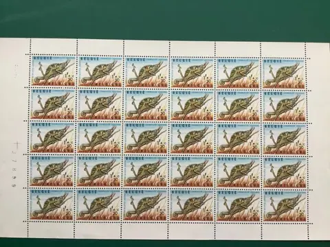 België - Complete sheets - 1344/47-1385-1386-1388-1397-1388-1454-1478-1482-1486-1498-1501/2-1510-1511-1512