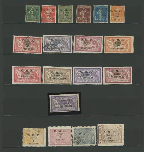 Franse kolonie 1919 - QUOTE: over €2,400 - Syria - Very nice set, mint, including NSC, ‘TEO’ Overprints, Post, Airmail, - Depuis le n°7