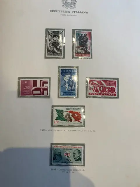 Italiaanse Republiek 1965/1974 - Collection of the period in GBE album