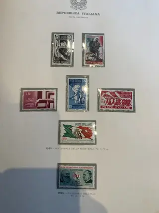 Italiaanse Republiek 1965/1974 - Collection of the period in GBE album