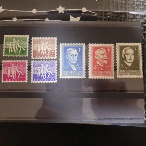 België 1942/1960 - 1952 Famous writers, 1953 Red Croos Charity, 1953 the struggle against Tuberculosis, 1955 the - OBP 944-949,OBP 964-969,OBP 982-989, OBP 1035-1037.OBP584,OBP1128-1136,OBP1191