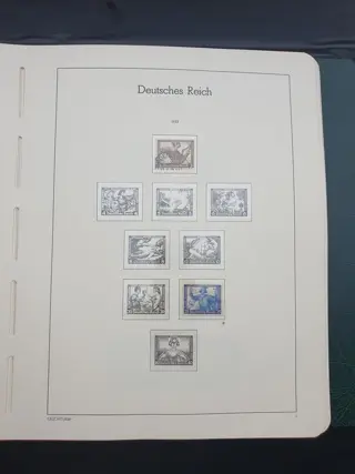 Duitse Rijk 1933/1945 - German Reich collection 1933–1945 in binder, MH*/MNH*/used(o)/entrie postal items