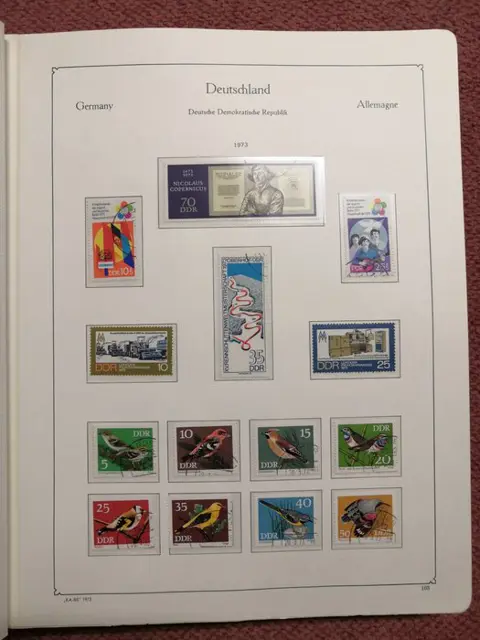 Duitse Democratische Republiek (DDR) 1972/1990 - Complete in two KABE OF preprint albums