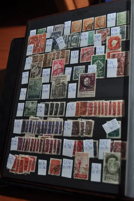 Spanje en Portugal - Partij vanaf klassiek in diverse Albums en stockboeken