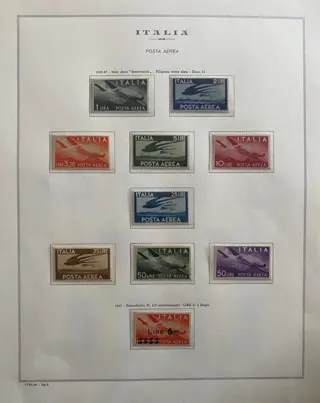 Italiaanse Republiek 1945/2006 - Collection of MNH stamps of the period, excellent quality, in Marini album and leaves