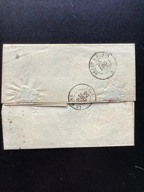 Frankrijk - Rare letter from ‘Le Risay’ to Le Mans