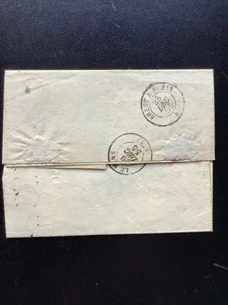 Frankrijk - Rare letter from ‘Le Risay’ to Le Mans