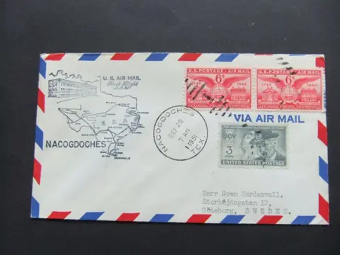 Verenigde Staten van Amerika - Collection of 12 first flights and first trips