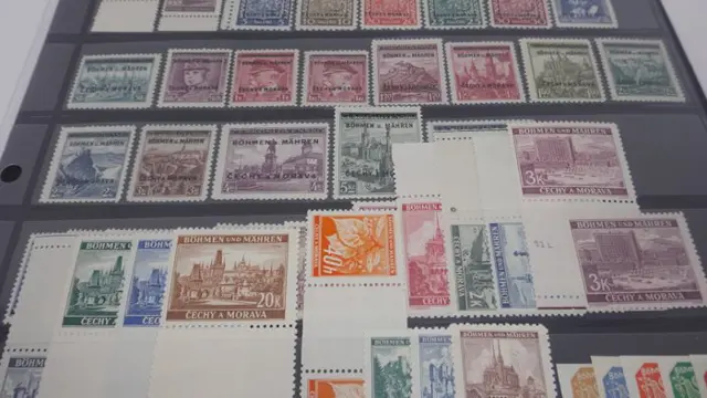 Duitse Rijk 1939/1944 - Bohemia and Moravia&nbsp;– complete collection and additions - A1/B1/1-142/1-24/1-14P MNH**