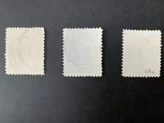 Nederland 1891/1896 - Wilhelmina met hangend haar - Nvph 34-44 en 45B, 46B en 47A