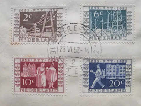 Nederland - ITEP-cover met 1e dagstempel - NVPH 592/595