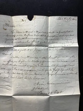 Frankrijk - Rare letter from the Senate of 1807