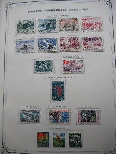 Franse kolonie - A significant collection of stamps