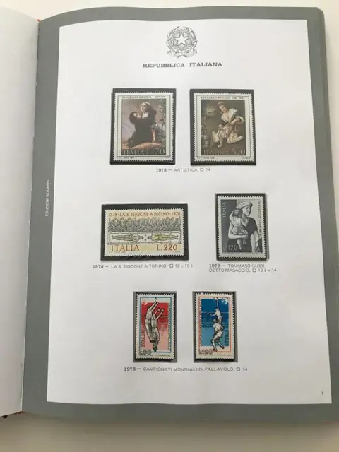 Italiaanse Republiek 1973/1985 - Stamps of Italy album