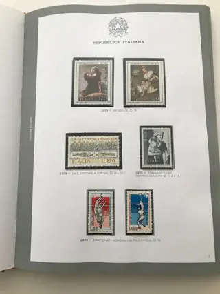 Italiaanse Republiek 1973/1985 - Stamps of Italy album