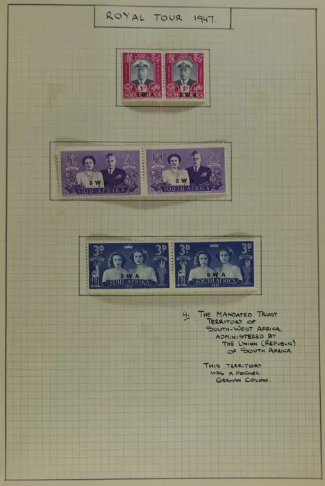 Wereld - Stamps in albums