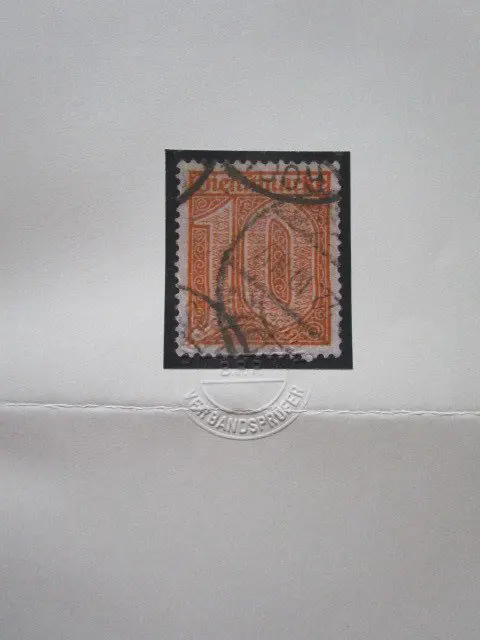 Duitse Rijk 1921 - Better official stamp with certificate - Michel D65