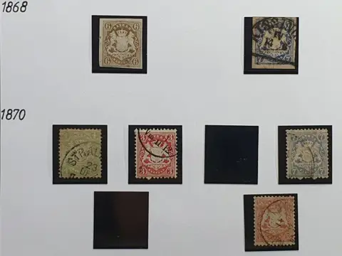 Duitsland, Oud Duitsland 1849/1949 - Verzameling in album