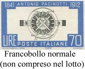 Italiaanse Republiek 1962 - Pacinotti, 60 l. with evanescent print of the centre - sassone 939a