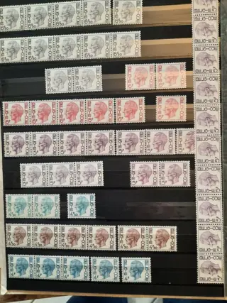 België 1970/2002 - Lot of mint stamps - Feuilles de timbres, Timbres, Blocs Feuillets et divers documents philathélique autour de la royauté
