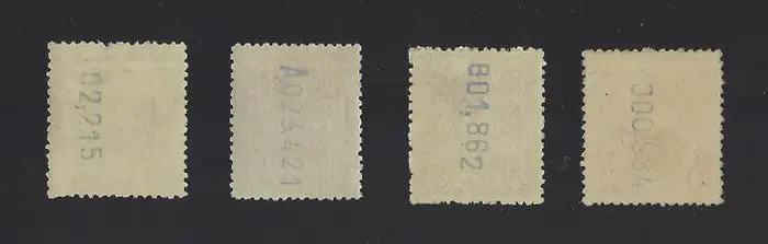 Spanje 1901/1905 - Alfonso XIII. Cadet type - well centred - Edifil nº 241/55