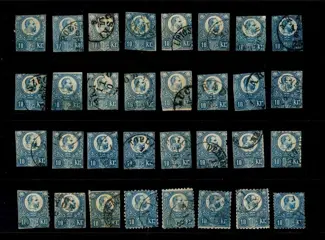Hongarije - Lot with 960 stamps/postal stationery cutouts