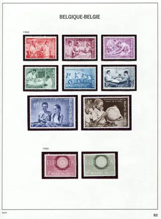 België 1960/1969 - Jaren '60 : volledige verzameling zegels en blokken