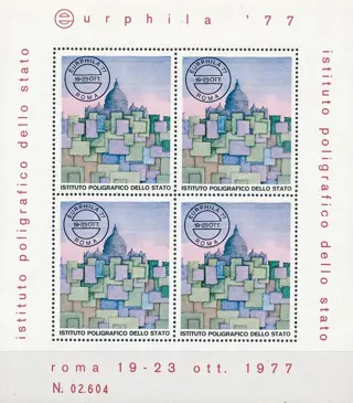 Italiaanse Republiek 1976/1992 - Lot of 21 souvenir sheets of the ‘Poligrafico dello Stato’ including 11 repeated 4 times MNH
