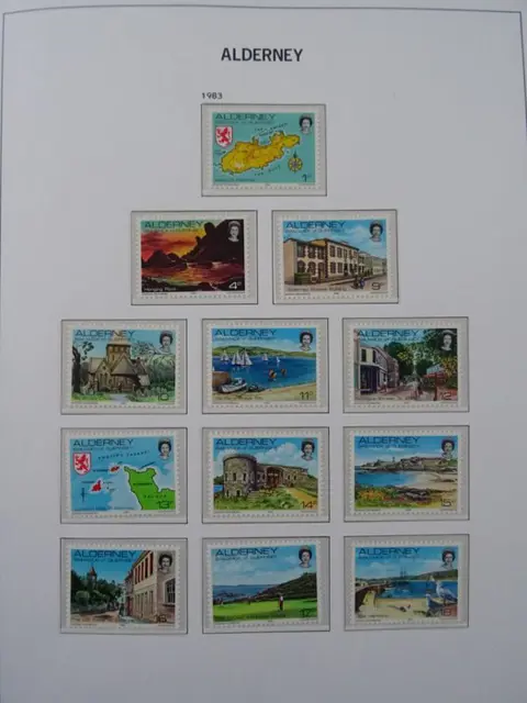 Alderney, Aland, Azoren en Madeira. 1980/1993 - Vier collecties in één DAVO LX album.