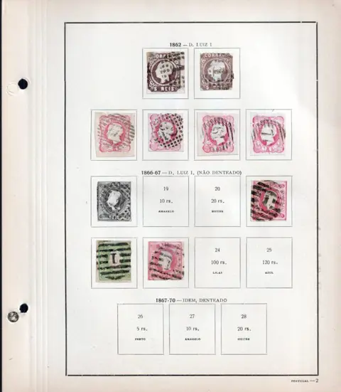 Portugal 1853/1943 - Collection in Eládio album, includes 2nd part Red Cross, postage stamps, etc.