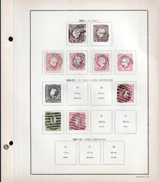 Portugal 1853/1943 - Collection in Eládio album, includes 2nd part Red Cross, postage stamps, etc.