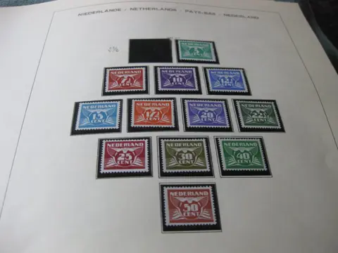 Nederland 1940/1992 - Verzameling op albumbladen