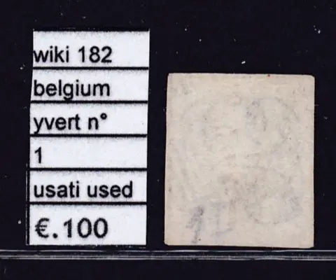 België 1849 - Small collection of Belgium, with no. 1, postmarked + MH* - yvert