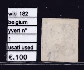 België 1849 - Small collection of Belgium, with no. 1, postmarked + MH* - yvert