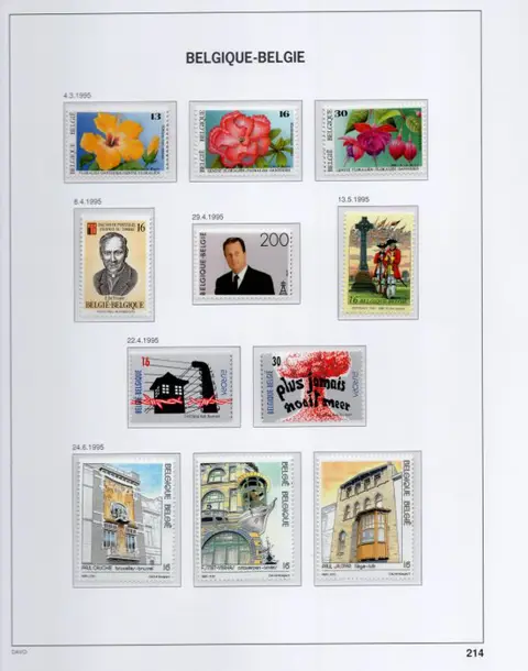 België 1995/1999 - DAVO LX V compleet met Boekjes C6 en C7