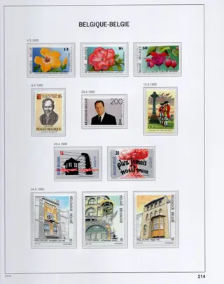 België 1995/1999 - DAVO LX V compleet met Boekjes C6 en C7
