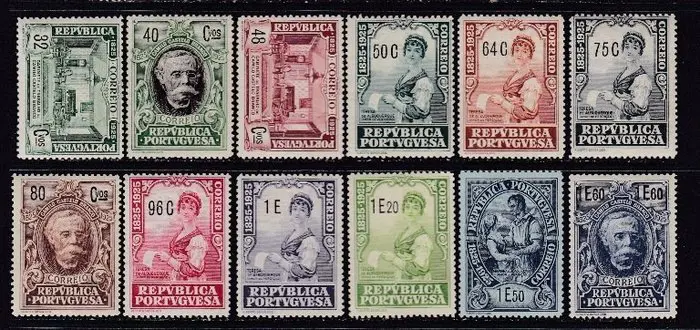 Portugal 1925 - Camilo Castelo Branco - Mundifil 330/360