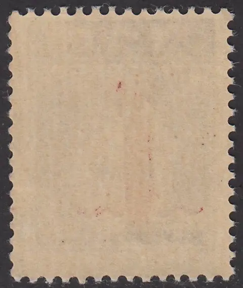 Italië 1944 - Overprint mix-up error, 50 c. violet with straight and inverted red ‘l’ overprint - Sassone N. 493BA, 493BAa