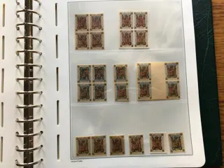 Spanje 1893 - Great collection of military franchise stamps with varieties