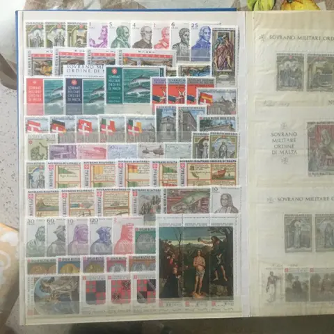 Europa - Lot of used and mint stamps of Malta, Vatican, San Marino, Italy used 1945-1973