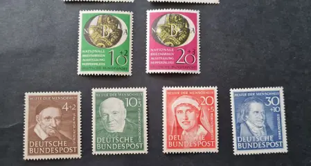 1951 - Vintage 1951, completely MNH, without “Post Horn” - 139-147