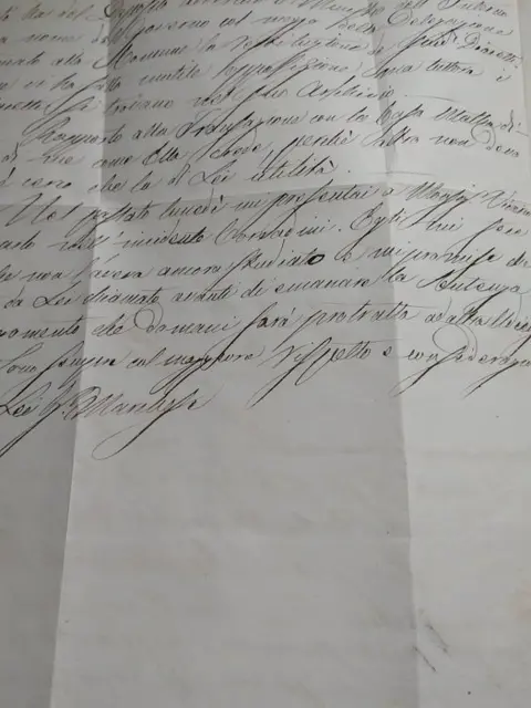 Italiaanse oude staten - Pauselijke Staat 1856 - 2 baj and 3 baj on letter from Ravenna to Vicenza - Sassone NN. 3, 4a