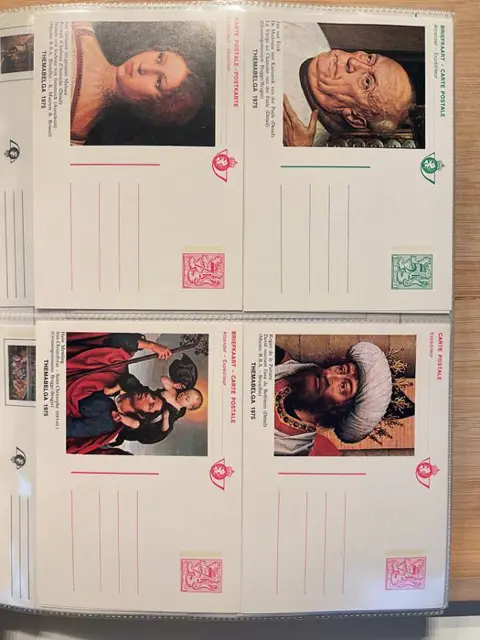 België 1975/2013 - Verzameling Postkaarten in DAVO album. - Prachtig geheel - 108 foto's in de veiling