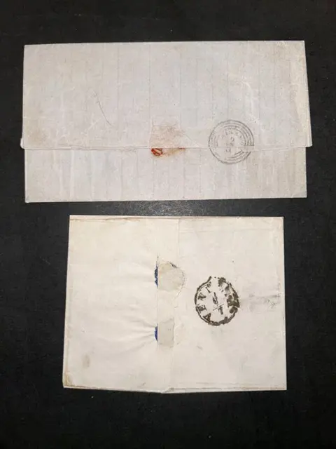 Italiaanse oude staten - Lombardije Venetië 1858 - Beautiful lot of 10 covers with beautiful postage of the various issues.
