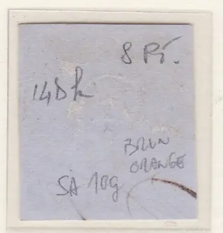 Italiaanse oude staten - Sardinië 1862 - Accessory cancellation, 10 c. reddish orange, ‘Via di Mare’ red cancellation. - Sassone N. 14Dh