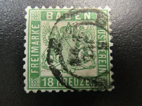 Baden - AD-Baden Nr. 21a, 1862, Wappen, gestempelt, BPP Befund