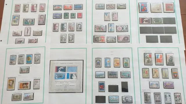 Frankrijk 1965/1980 - FRANCE moderne mint** at the beginning then unglued on the last pages