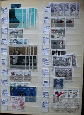 Frankrijk 2013/2015 - grote collectie gestempelde zegels - Yvert